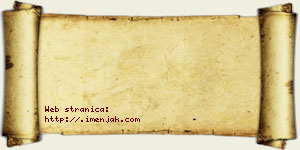 Danica Radmilović vizit kartica